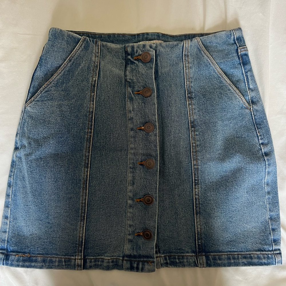 Gianni Bini Blue Mini Pencil Skirt